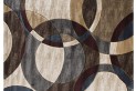 Beige and Dark Brown Orelsi Rug 